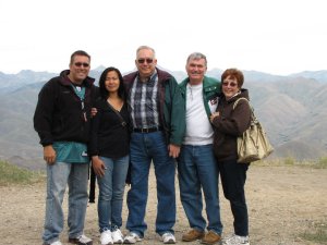 Marilyn, Bob, son Michael & family